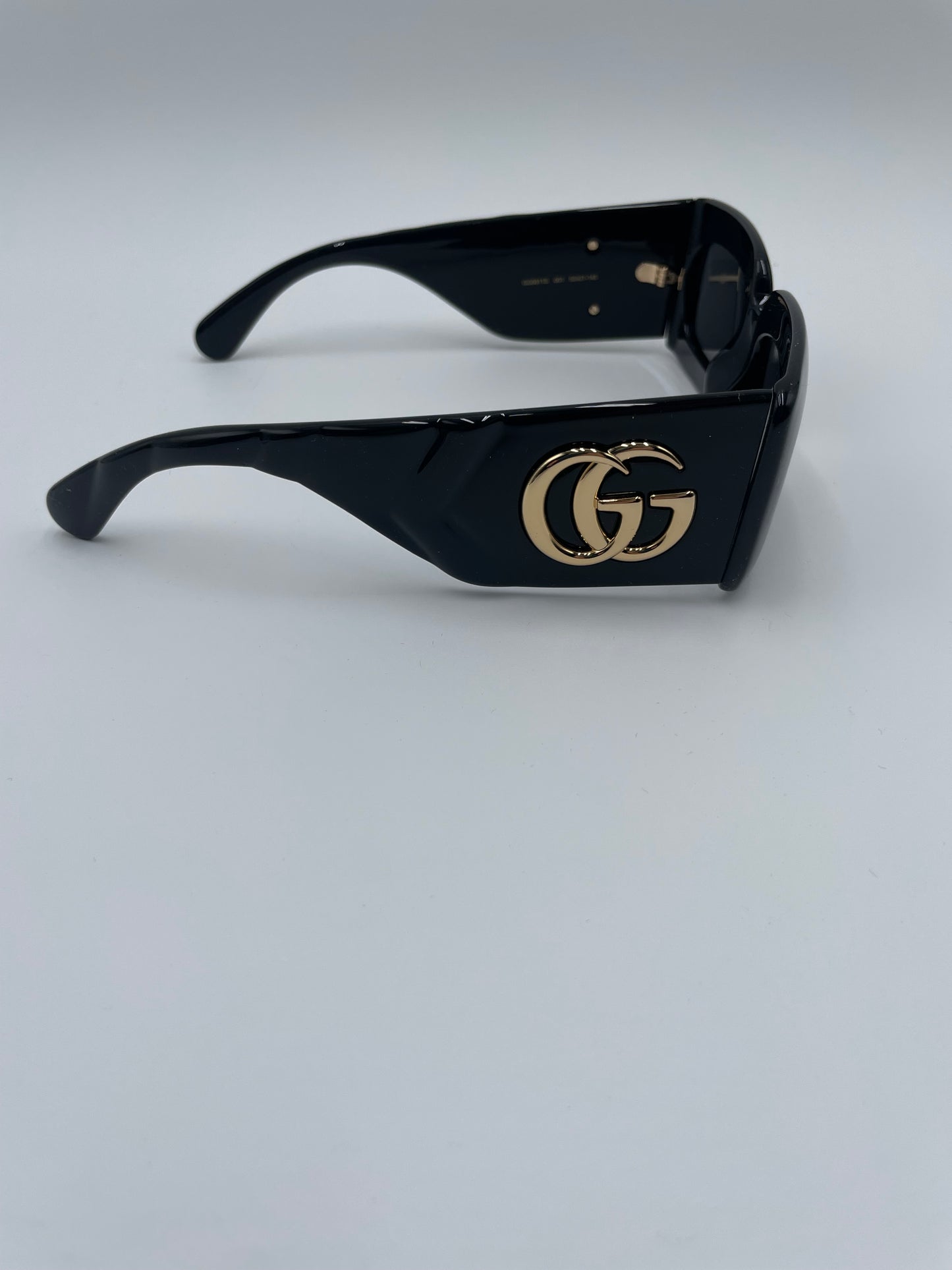Gucci Rectangular Frame Sunglasses, Black