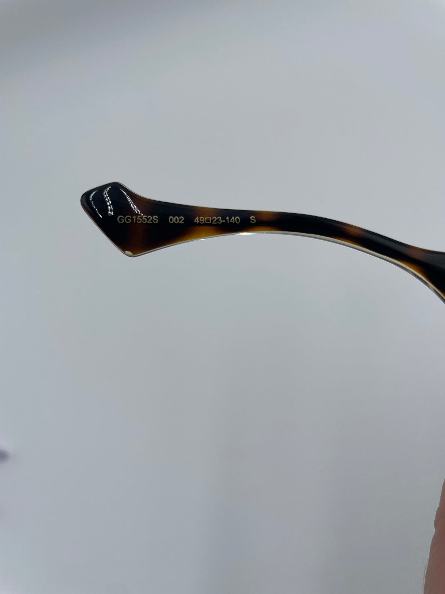 Gucci Sunglasses, Rectangular Frame Cat-eye, brown
