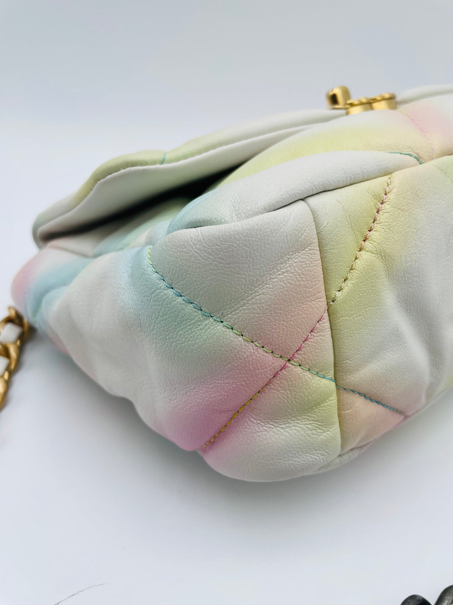 Chanel 19 Chain Shoulder bag, Small, Multicolor