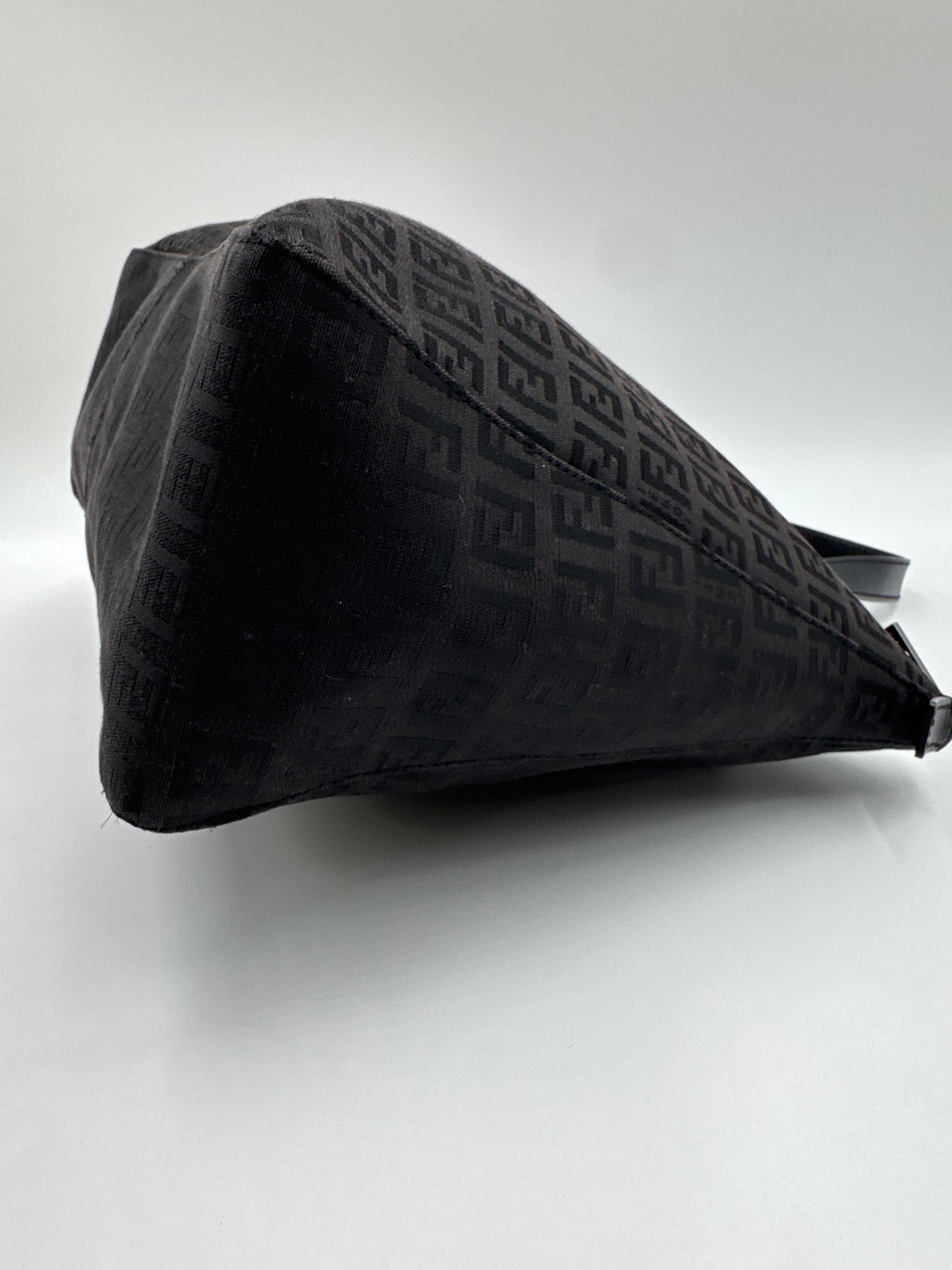 FENDI Canvas Zucchino Totebag , Black