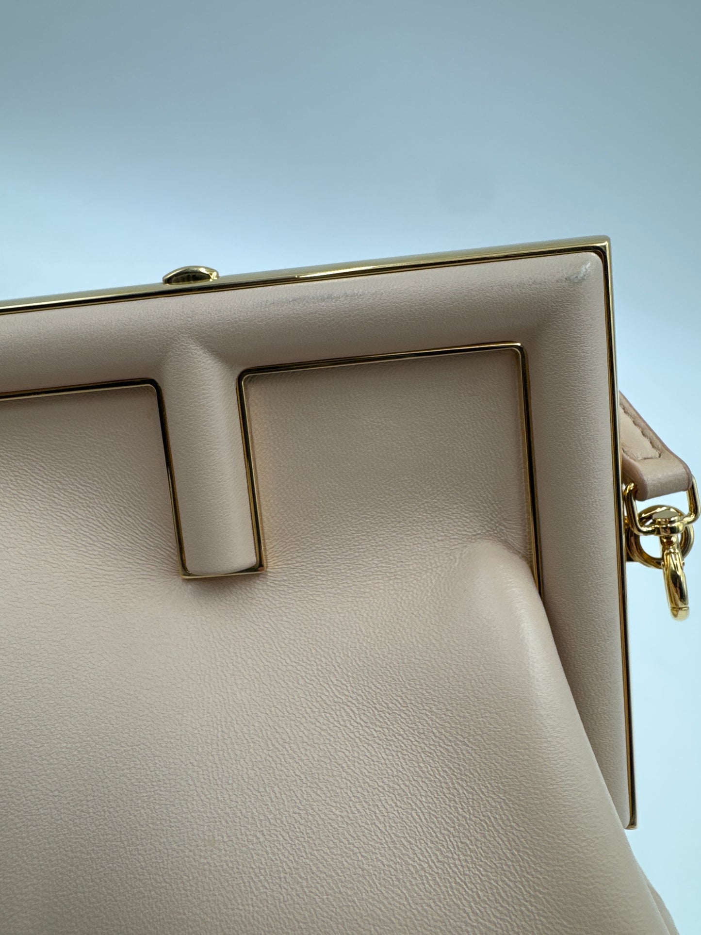 Fendi Fendi First Shoulderbag, Small, Nude
