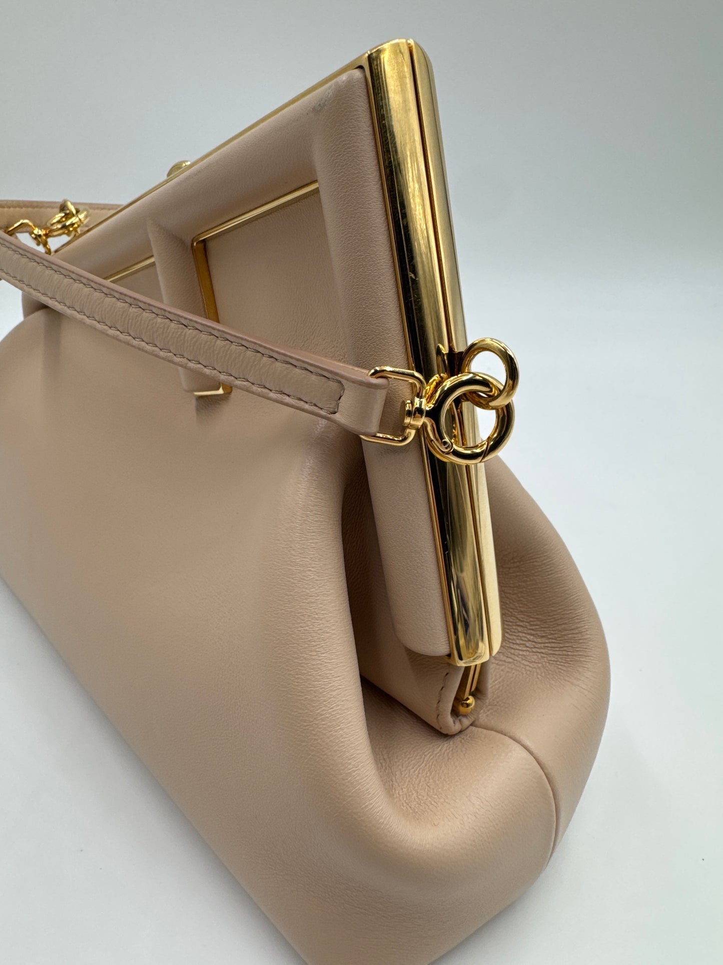 Fendi Fendi First Shoulderbag, Small, Nude