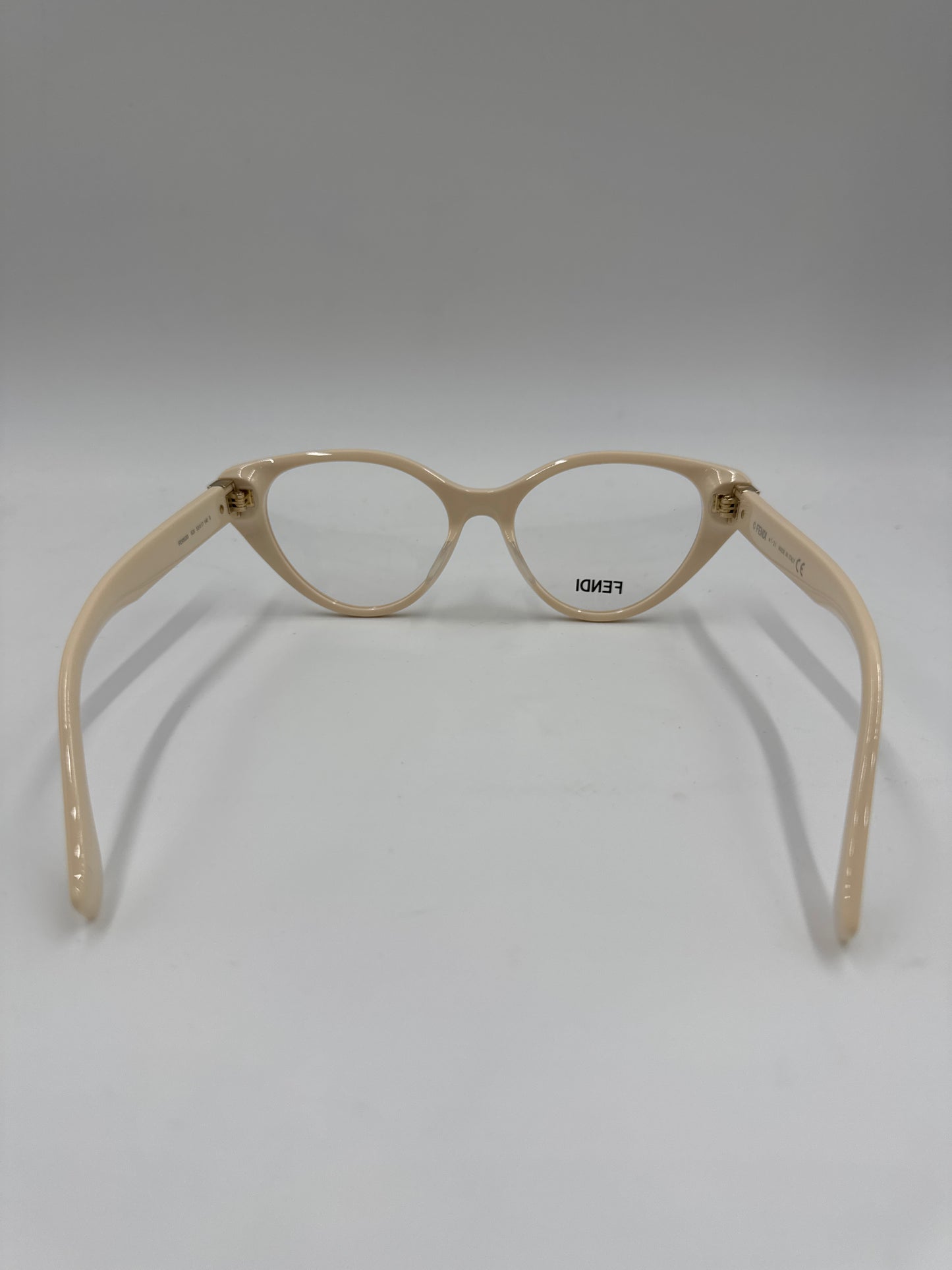 Fendi Cat-eye eyeglasses, Ivory