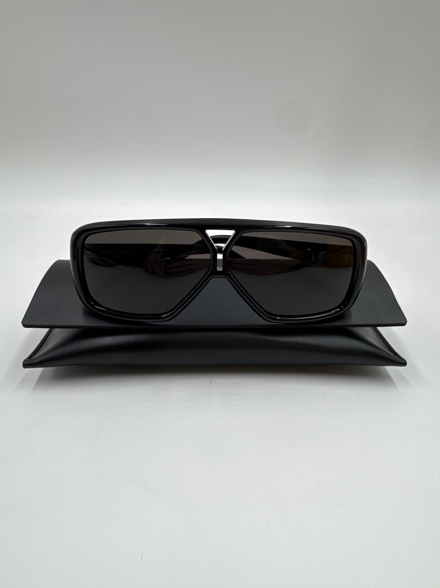 YSL Navigator Sunglasses, black