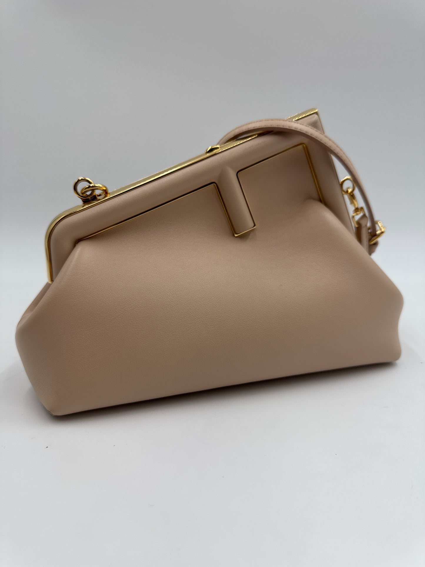 Fendi Fendi First Shoulderbag, Small, Nude