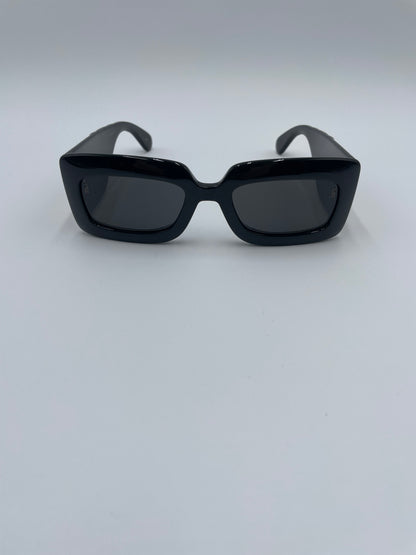 Gucci Rectangular Frame Sunglasses, Black