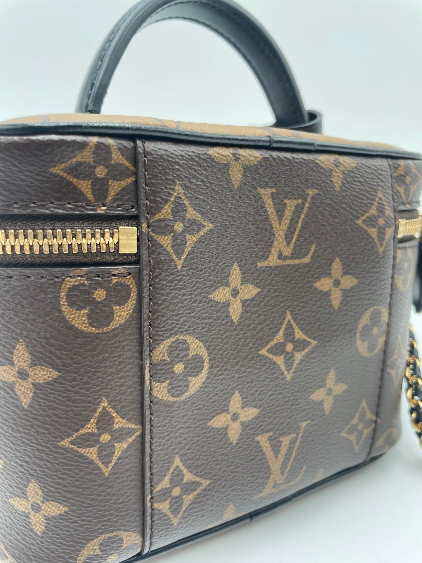 Louis Vuitton Vanity Chain Bag, Reverse Monogram