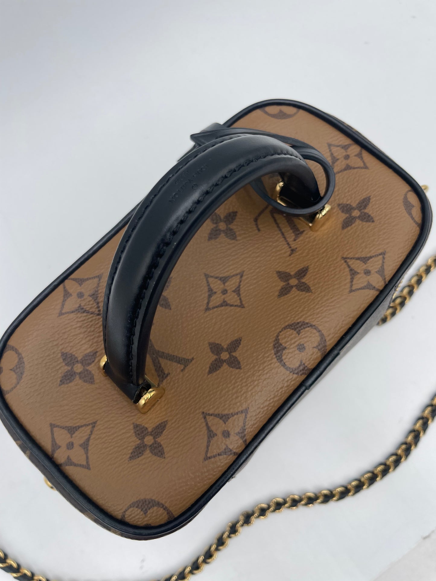 Louis Vuitton Vanity Chain Bag, Reverse Monogram