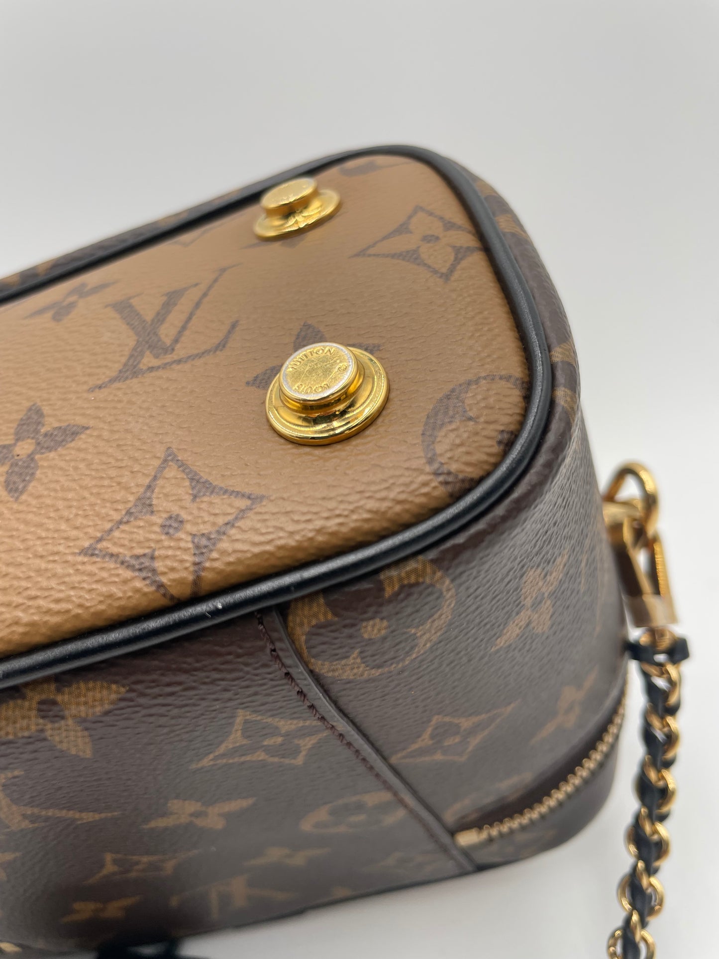 Louis Vuitton Vanity Chain Bag, Reverse Monogram
