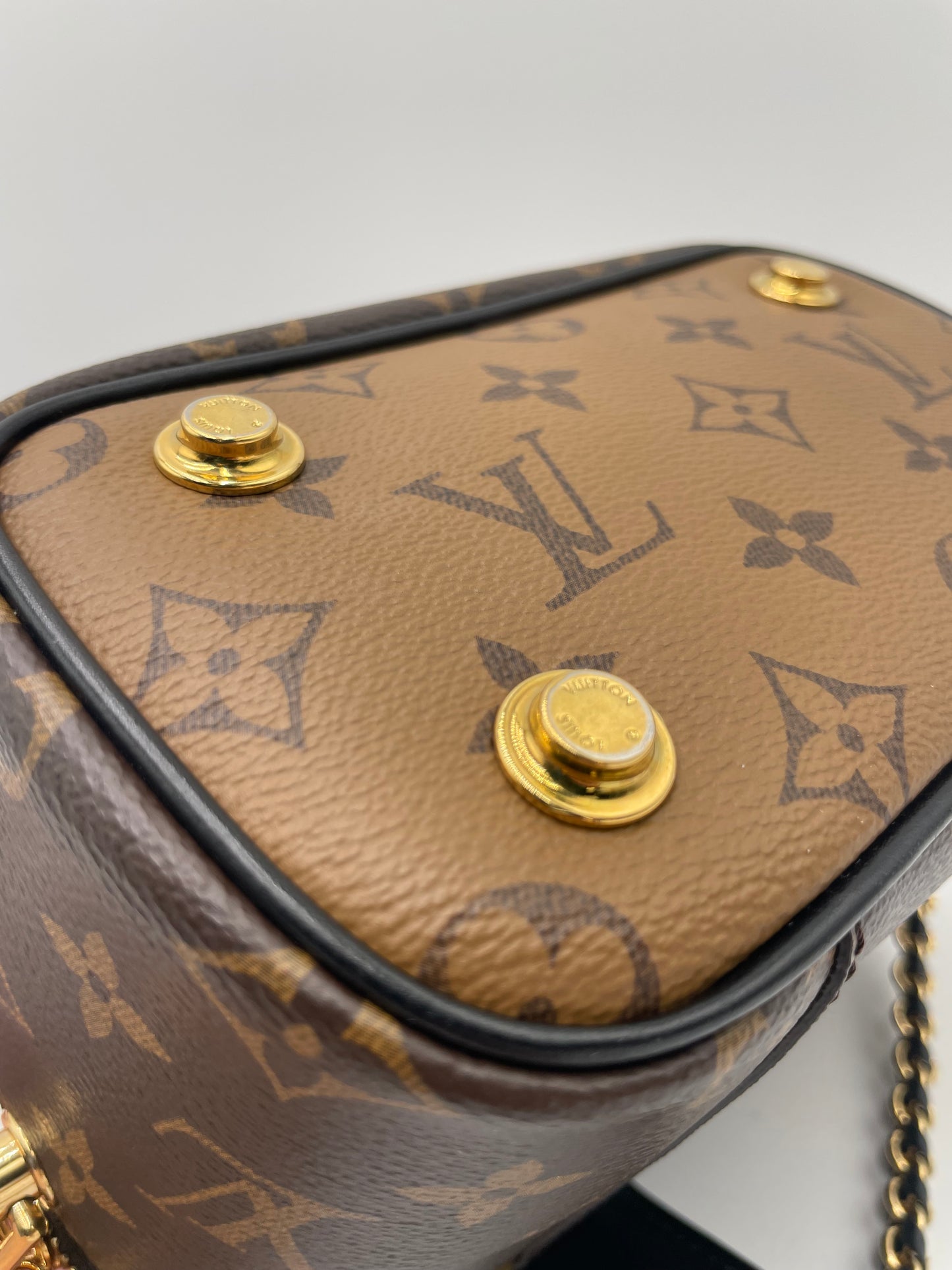 Louis Vuitton Vanity Chain Bag, Reverse Monogram