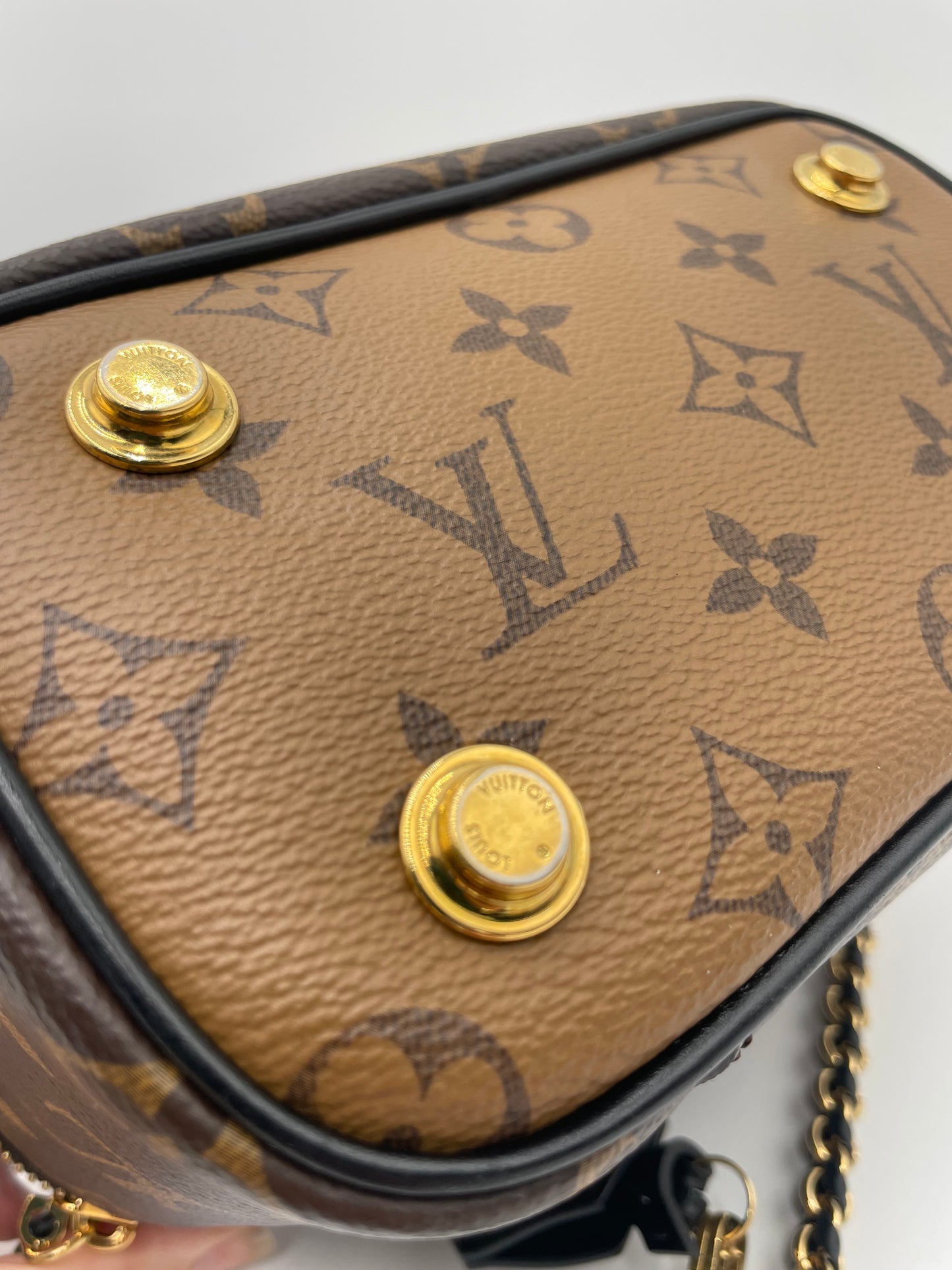 Louis Vuitton Vanity Chain Bag, Reverse Monogram