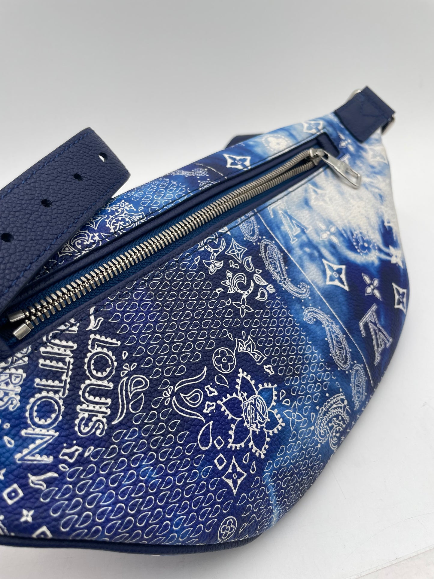 Louis Vuitton Louis Vuitton Bandana Monogram BumBag, Blue/ White