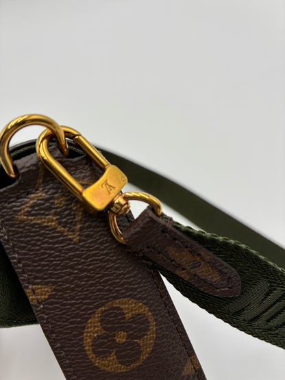 Louis Vuitton Monogram Felicie Strap & Go Crossbody bag, Green Strap