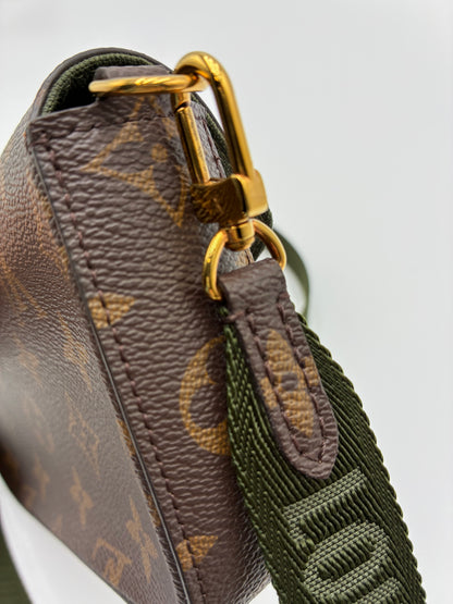 Louis Vuitton Monogram Felicie Strap & Go Crossbody bag, Green Strap