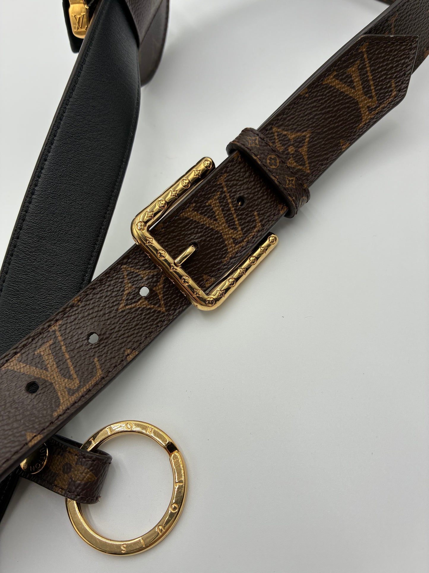 Louis Vuitton Multipocket Belt Monogram, 80/32