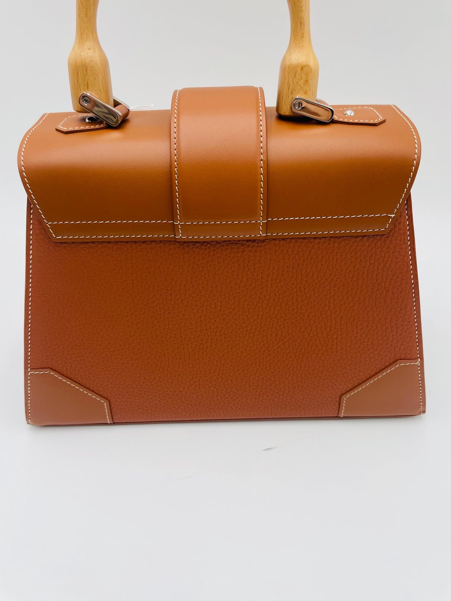 Goyard Saigon Leather Shoulderbag, Saddle Brown