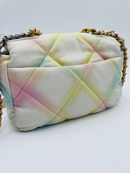 Chanel 19 Chain Shoulder bag, Small, Multicolor