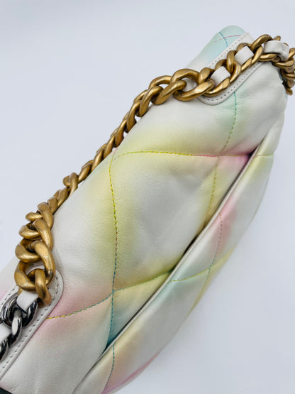 Chanel 19 Chain Shoulder bag, Small, Multicolor