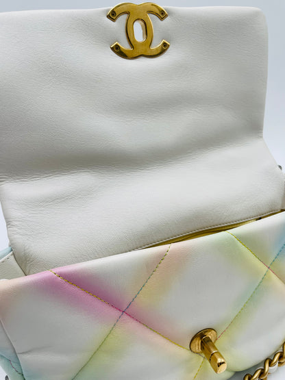 Chanel 19 Chain Shoulder bag, Small, Multicolor