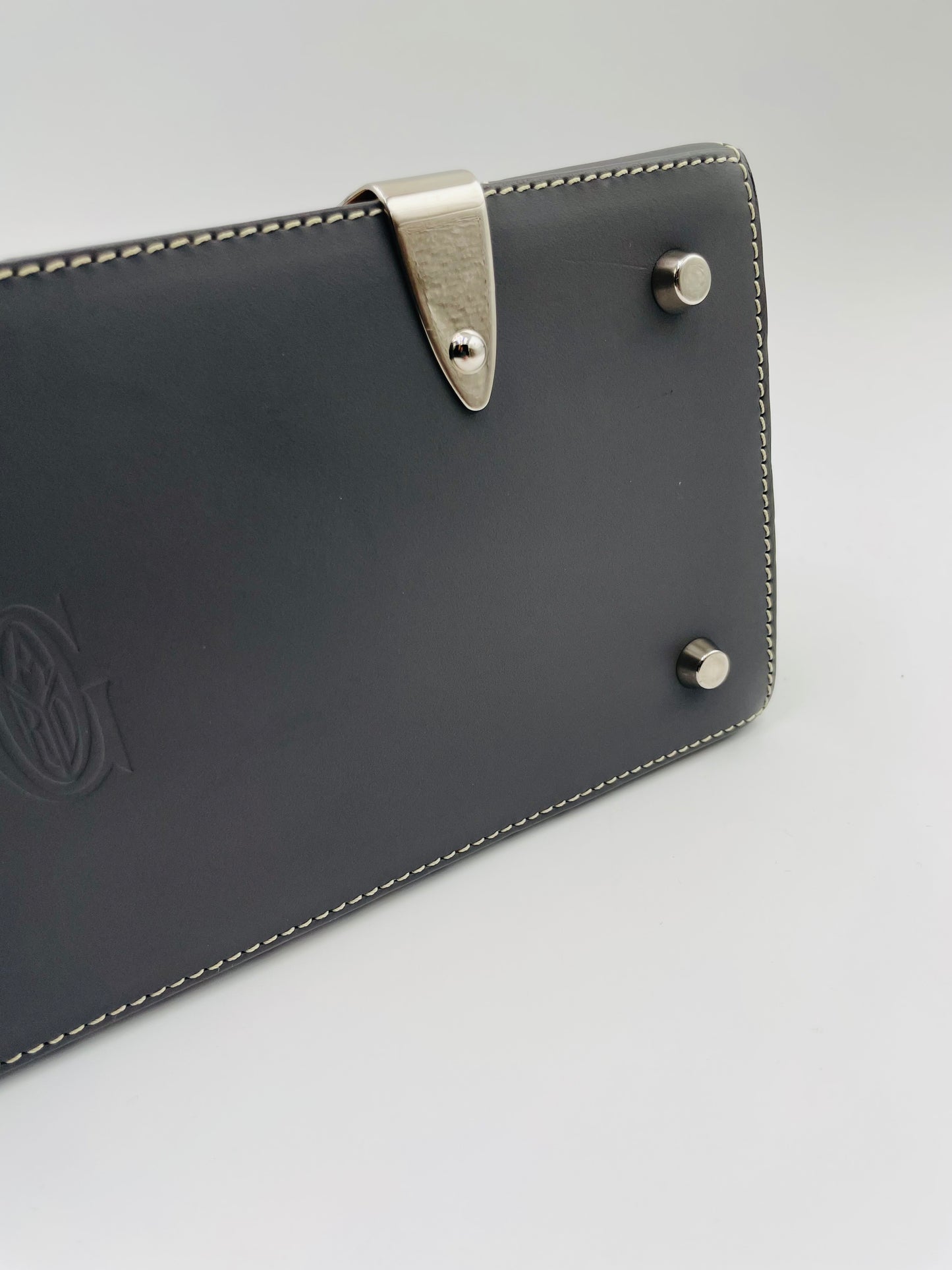 Goyard Saigon Structure Top Handle Bag, Grey