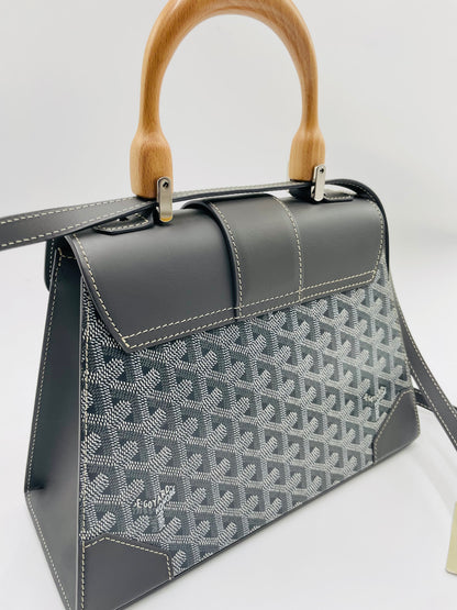 Goyard Saigon Structure Top Handle Bag, Grey