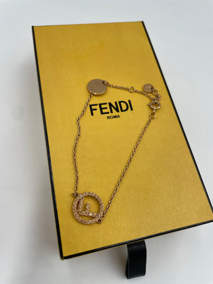 Fendi Bracelet with Natural Crystals