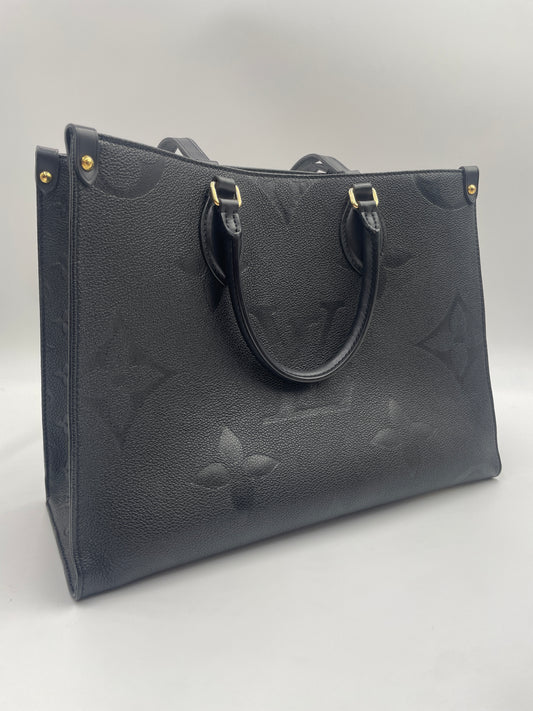 Louis Vuitton Empreinte On the Go MM, Black on Black