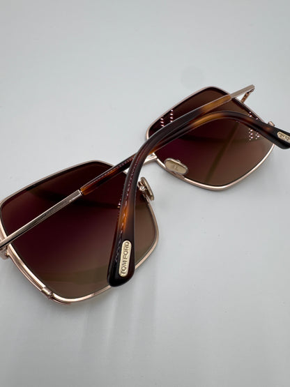 Tom Ford Dark Brown Frame Sunglasses