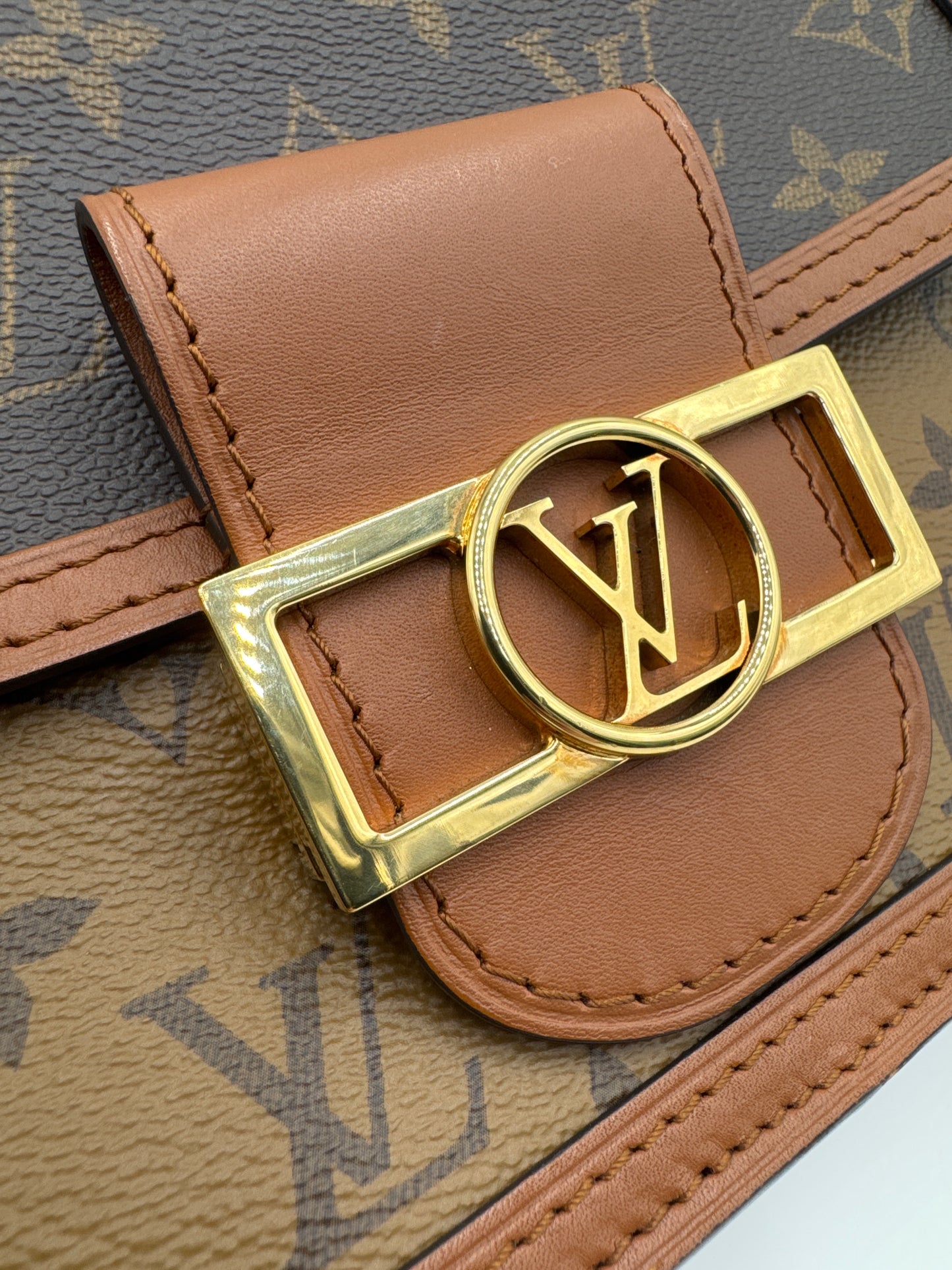 Louis Vuitton Reverse Monogram Dauphine Shoulder Bag