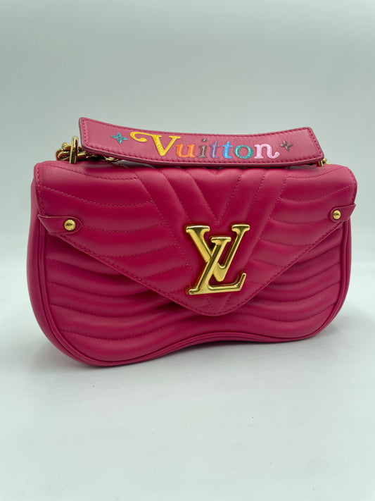 Louis Vuitton New Wave Chain Shoulder Bag, Hot Pink