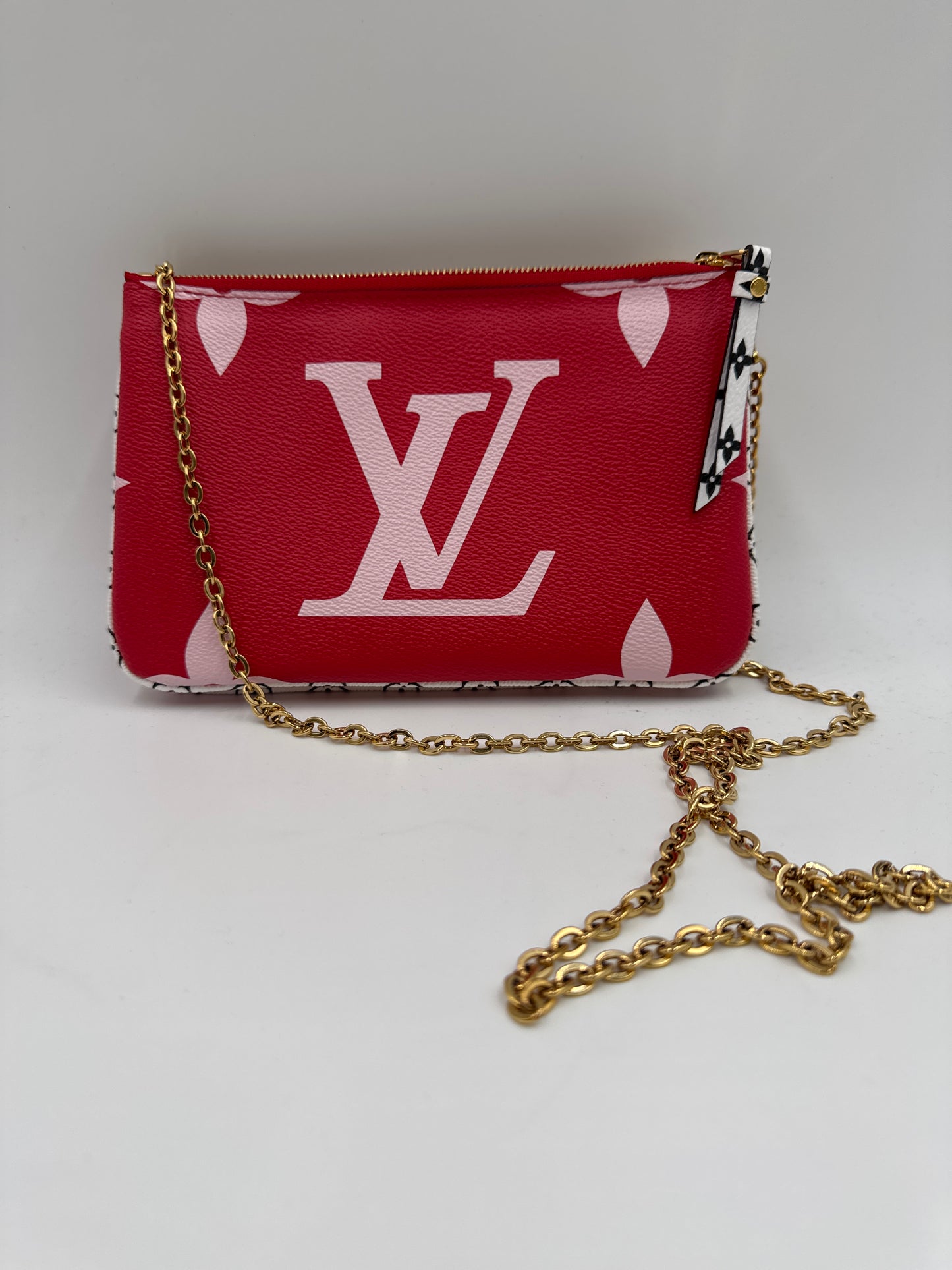 Louis Vuitton Double Zip Pouchette, Giant Monogram