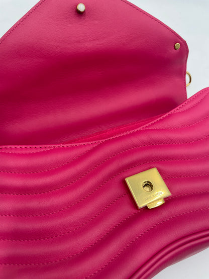 Louis Vuitton New Wave Chain Shoulder Bag, Hot Pink