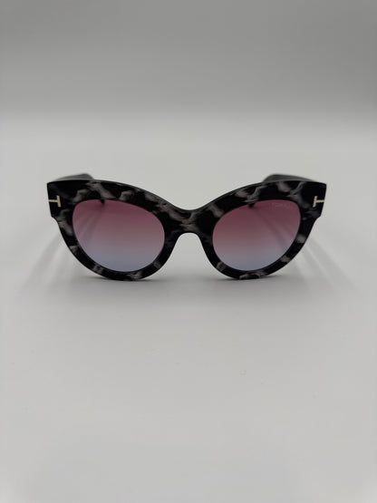 Tom Ford Lucilla Gradient Cat-Eye Sunglasses