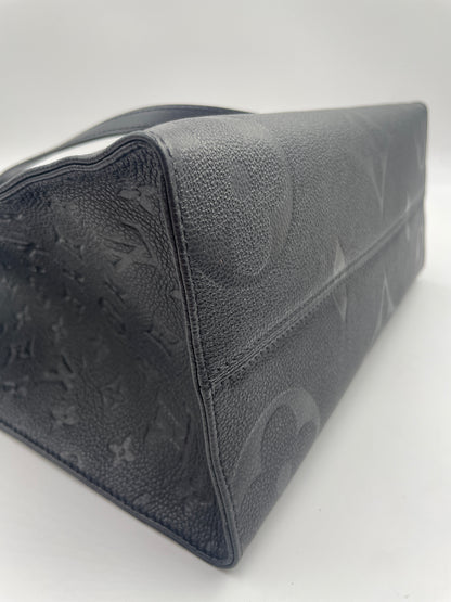 Louis Vuitton Empreinte On the Go MM, Black on Black