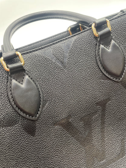 Louis Vuitton Empreinte On the Go MM, Black on Black