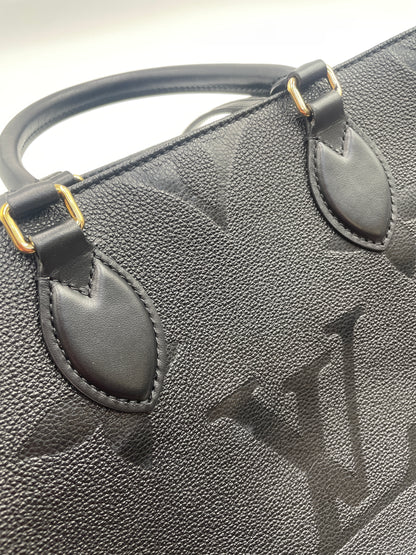 Louis Vuitton Empreinte On the Go MM, Black on Black