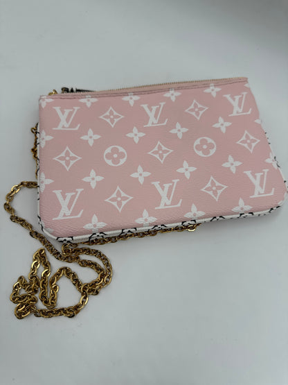 Louis Vuitton Double Zip Pouchette, Giant Monogram