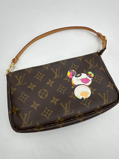 Louis Vuitton Vintage Monogram Murakami Panda Pochette, Limited Edition