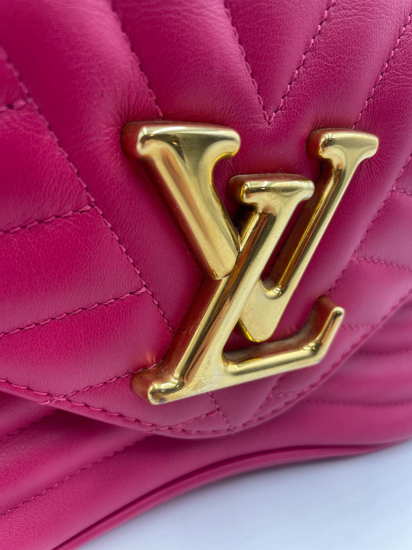 Louis Vuitton New Wave Chain Shoulder Bag, Hot Pink