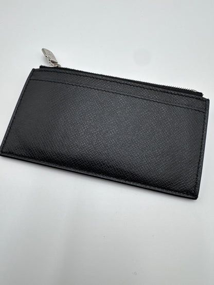 Louis Vuitton Taiga Zippy Card Holder, Black