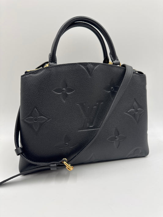 Louis Vuitton Petit Palais, Empreinte Black