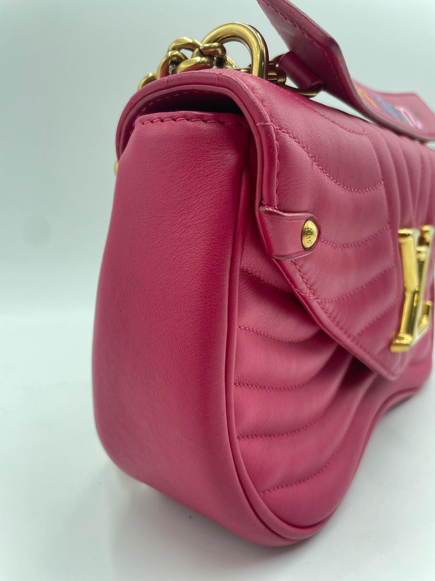 Louis Vuitton New Wave Chain Shoulder Bag, Hot Pink