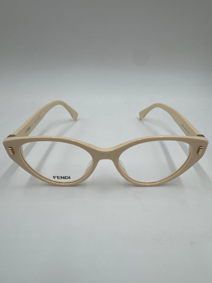 Fendi Cat-eye eyeglasses, Ivory