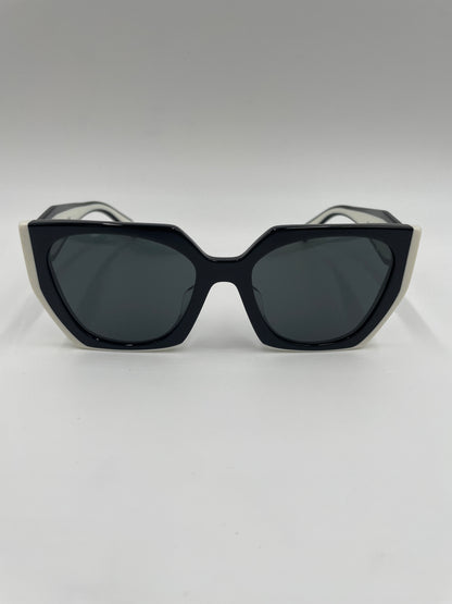 Prada Sunglasses, Cat-eye, black/white