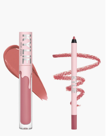 Kylie Cosmetics, 2 piece Velvet Liquid Lipstick & Lip Liner #305 Harmony